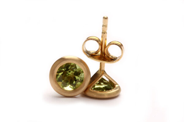 Ohrstecker "Etiam" in Gold mit Peridot