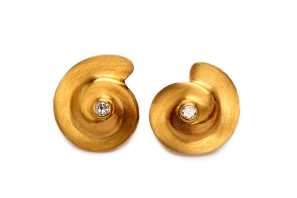 Ohrstecker in Gold mit Diamanten