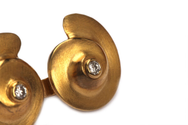 Ohrstecker in Gold mit Diamanten